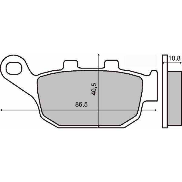Plaquettes de frein frittées Sinter-Tech RMS Peugeot SV 250cc