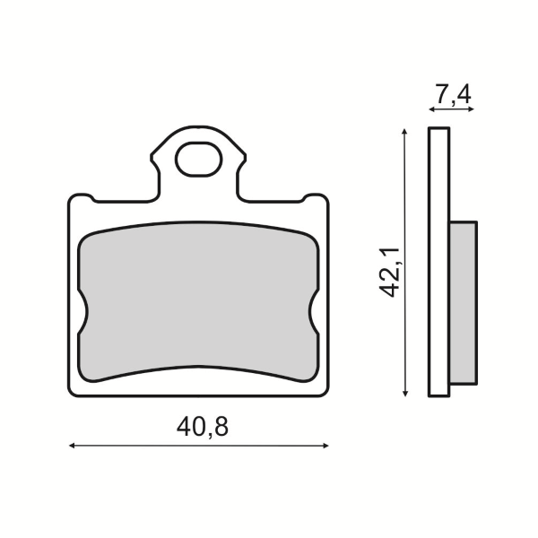 Plaquettes de frein frittées Sinter-Tech RMS KTM E-SM
