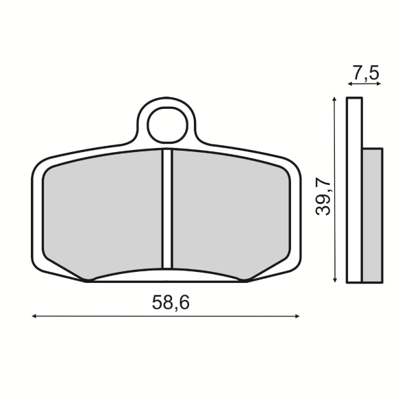 Plaquettes de frein frittées Sinter-Tech RMS KTM E-SM
