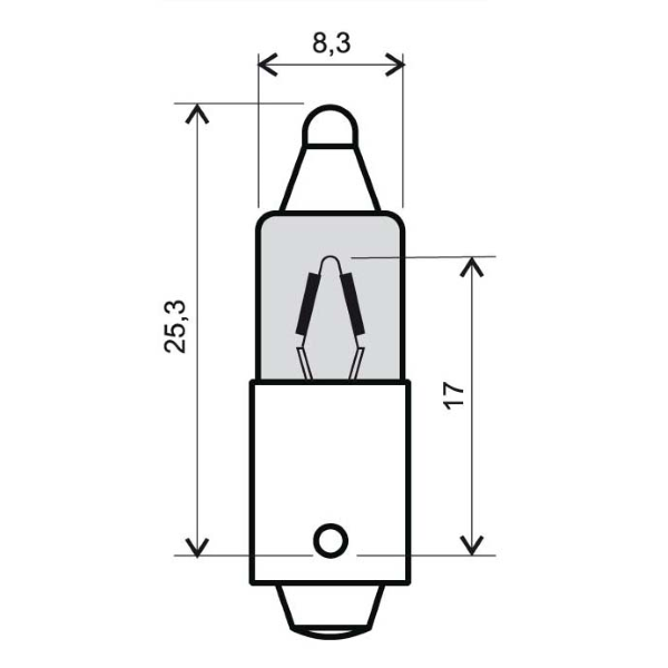 Ampoules RMS 12v 23w
