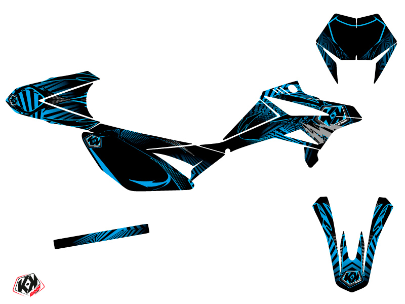 Kit plastiques Kutvek Graff Beta RR 50 Motard Bleu - vue 2