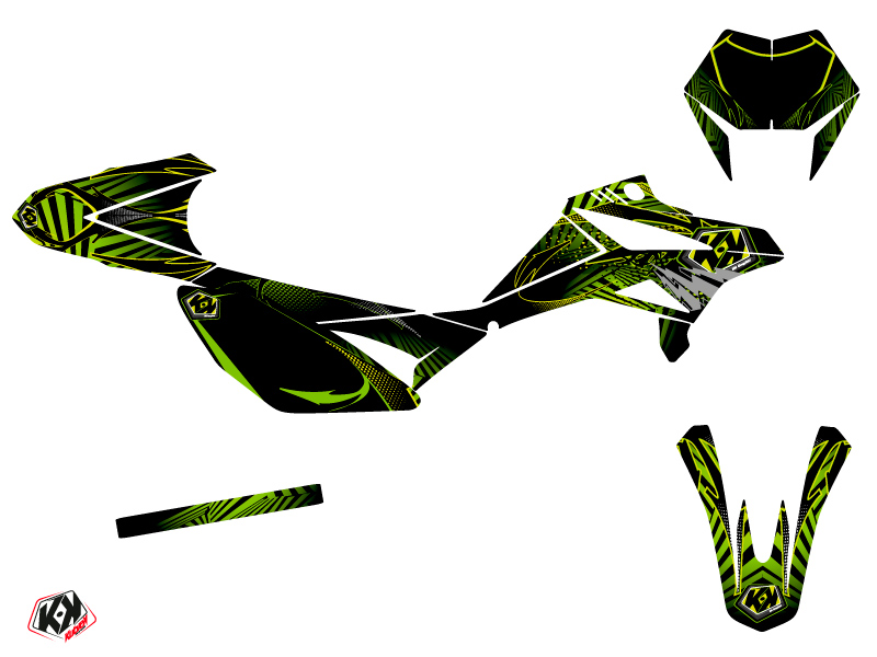 Kit Décoration 50cc Graff Beta RR 50 Motard Vert KUTVEK - vue 2