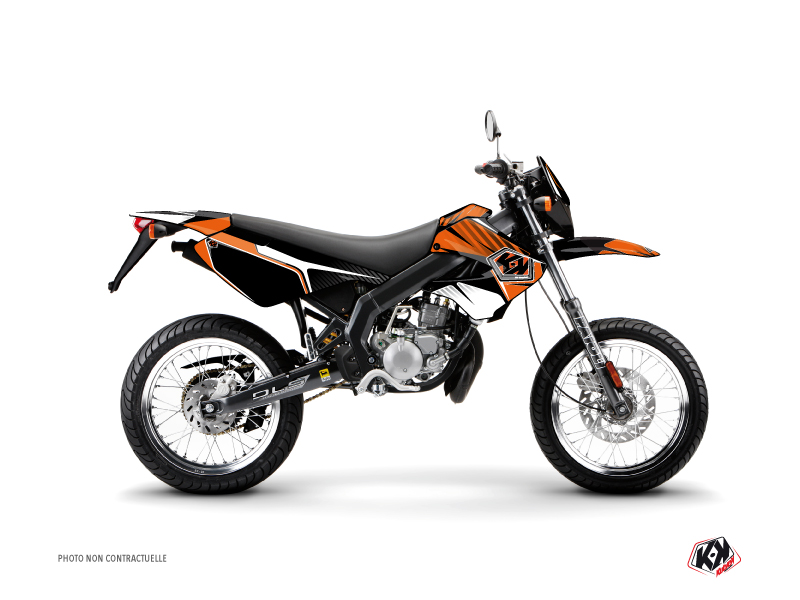 Kit Déco 50cc Factory Derbi DRD Xtreme Orange KUTVEK