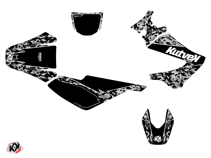 Kit Décoration 50cc Prédateur Derbi DRD Xtreme Noir KUTVEK - vue 2