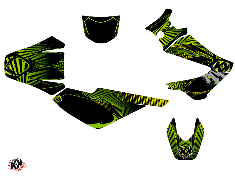 Kit Décoration 50cc Graff Derbi DRD Xtreme Vert KUTVEK - vue 2