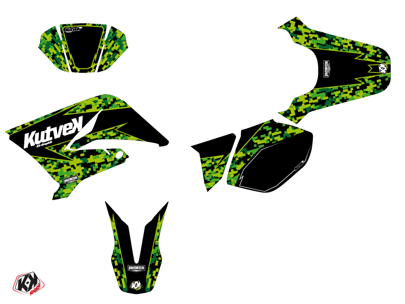 Kit Déco 50cc Predator MBK Xlimit Noir Vert KUTVEK - vue 2