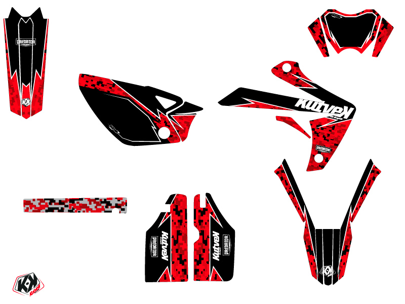 Kit Déco KUTVEK Rieju MRT 50 Rouge Noir - vue 2