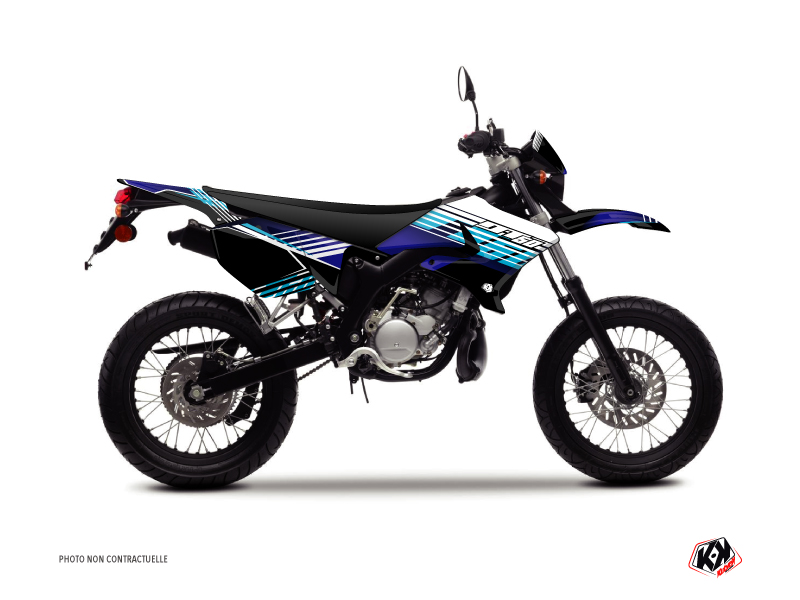 Kit Déco 50cc Flow Yamaha DT 50 Bleu KUTVEK