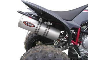 Silencieux Marving Pot 250 Raptor 2008 ATV Line ovale aluminium non homologué