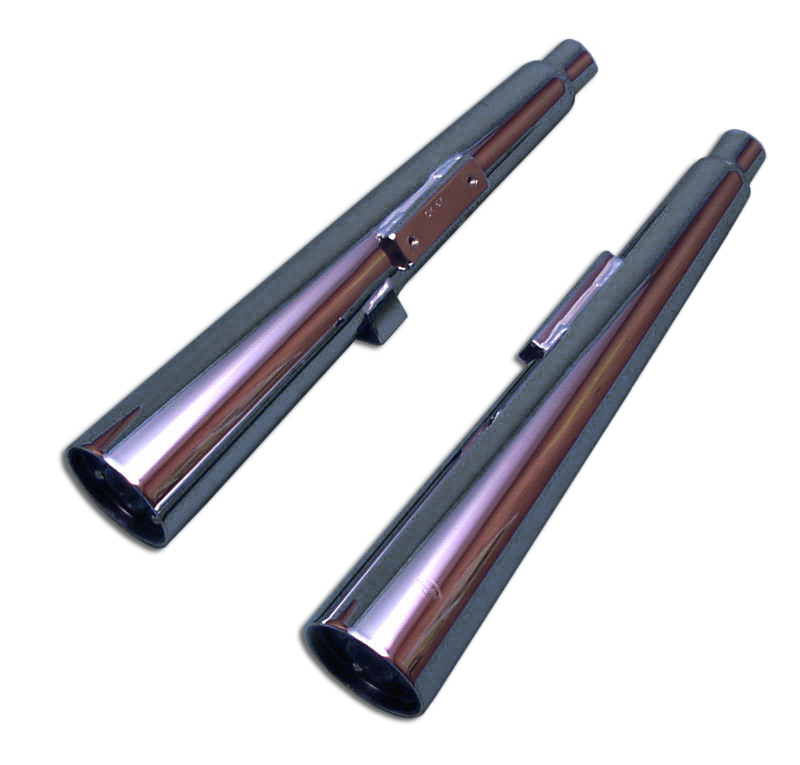 Silencieux Marving CM 400 C Custom chromés homologués (paire)