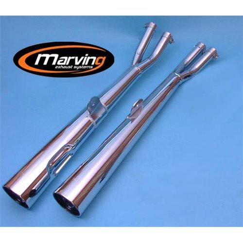 Silencieux Marving CB 500 FOUR chromés homologués