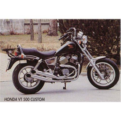 Silencieux Marving Legend VT 500 Custom Turn Out chromés non homologués (paire)