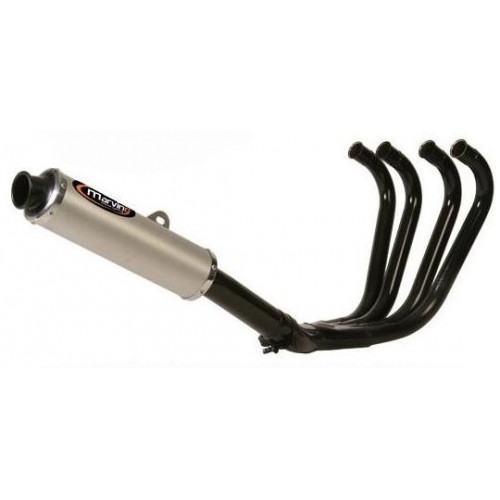 Pot d'échappement 4 en 1 Marving GSXR1100 Ligne complète Super Endurance noir non homologué