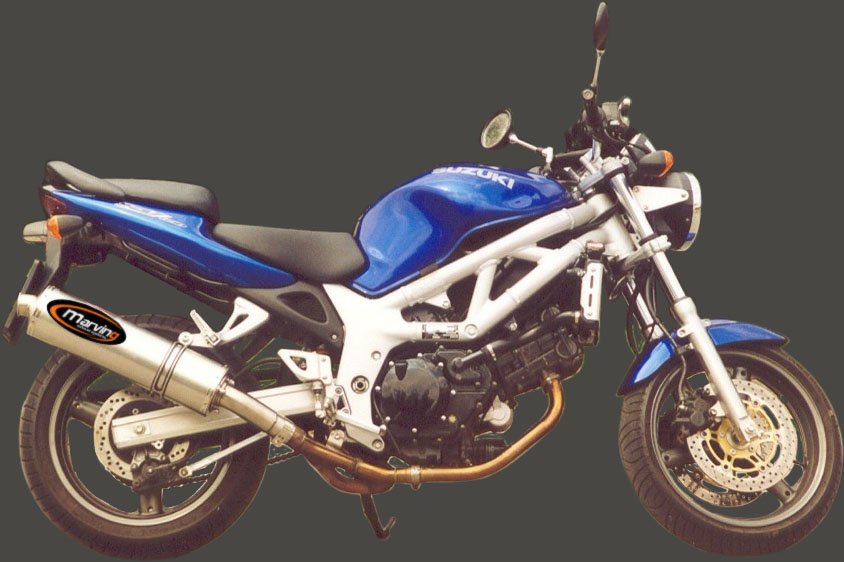 Silencieux Marving Superline SV 650 1999/2002 Big Oval Titane Homologué