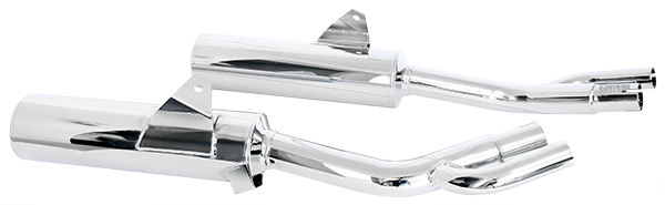 Silencieux rond Marving FZX 750 Phaser Ø110 chromés homologués
