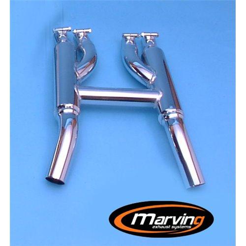 Tube de raccord d'échappement Marving pour Yamaha XJ 650 chromé non homologué