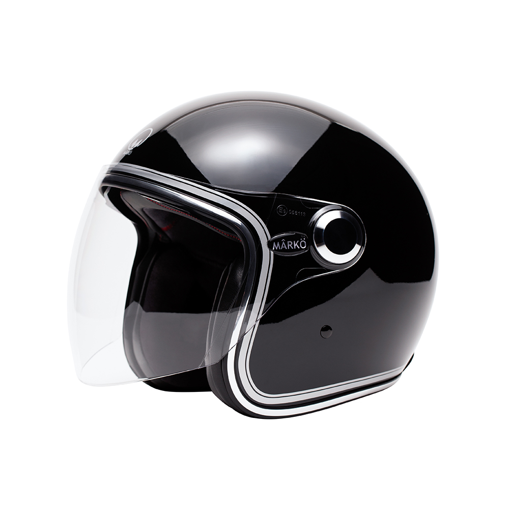 Casque modulaire Marko Jet Boréal noir chrome XL 22.06 - vue 4