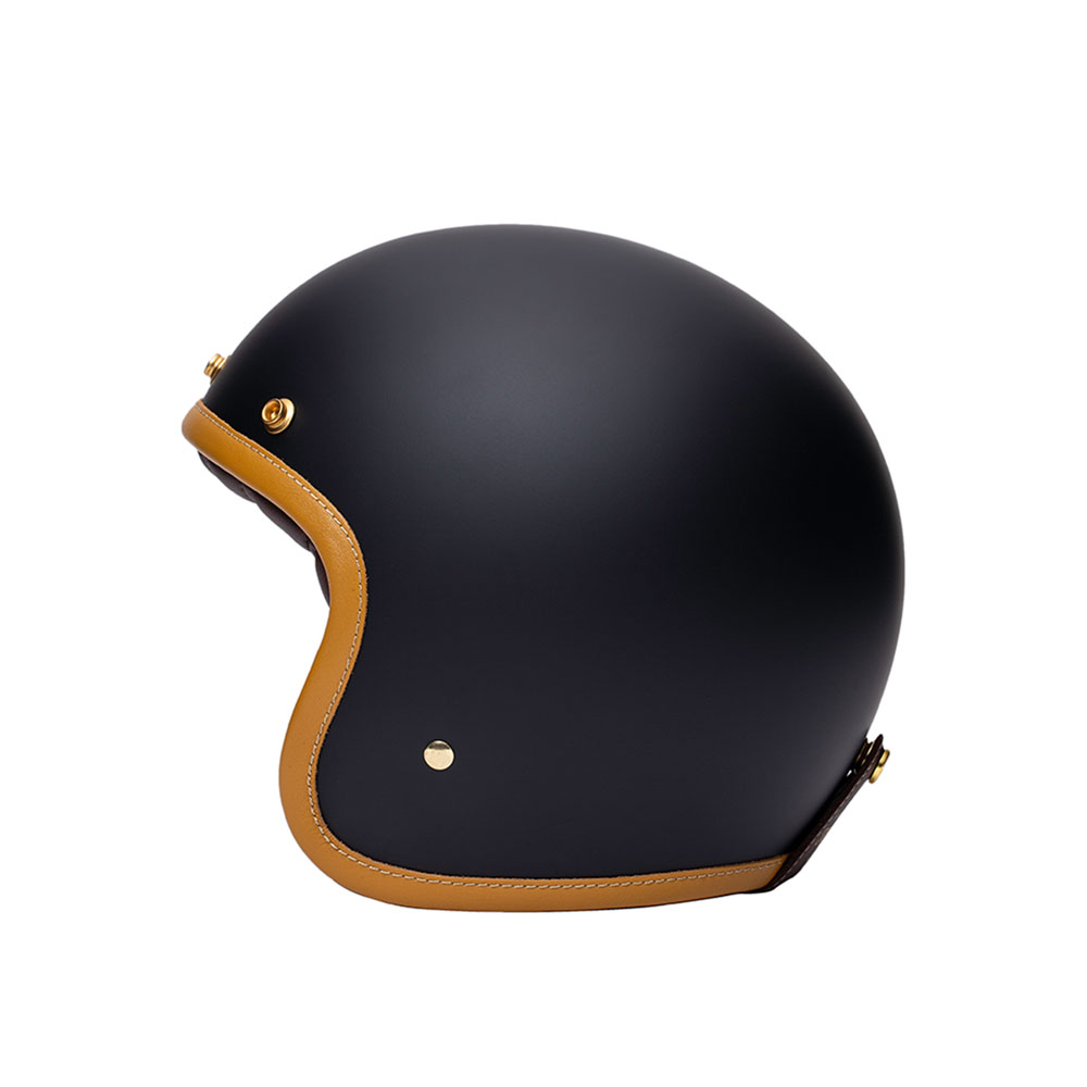 Casque Jet Marko THE CLASSIC Noir Mat L - vue 2
