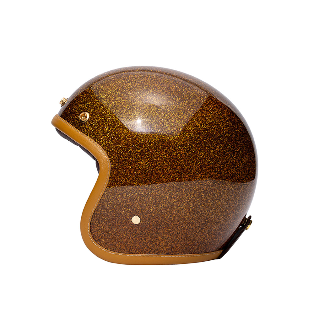 Casque Jet Marko THE CLASSIC Marron pailleté XL - vue 2