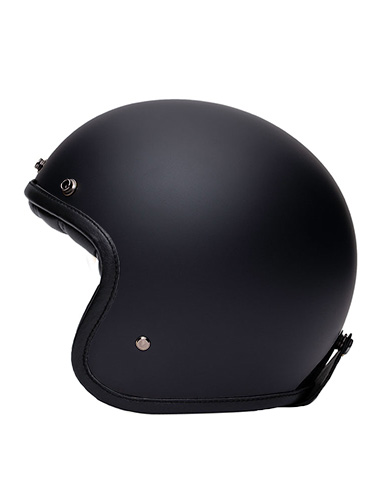 Casque jet Marko The Classic Triple Black M - vue 2