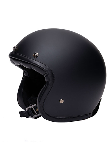 Casque Jet Marko The Classic Triple Black XL