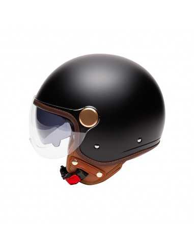 Casque jet Marko Grasse noir mat marron L 22.06 - vue 2