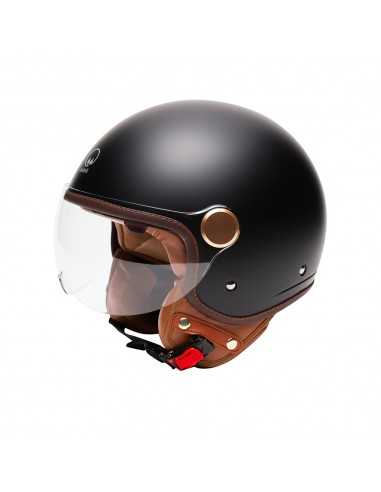 Casque jet Marko Grasse noir mat marron L 22.06 - vue 4