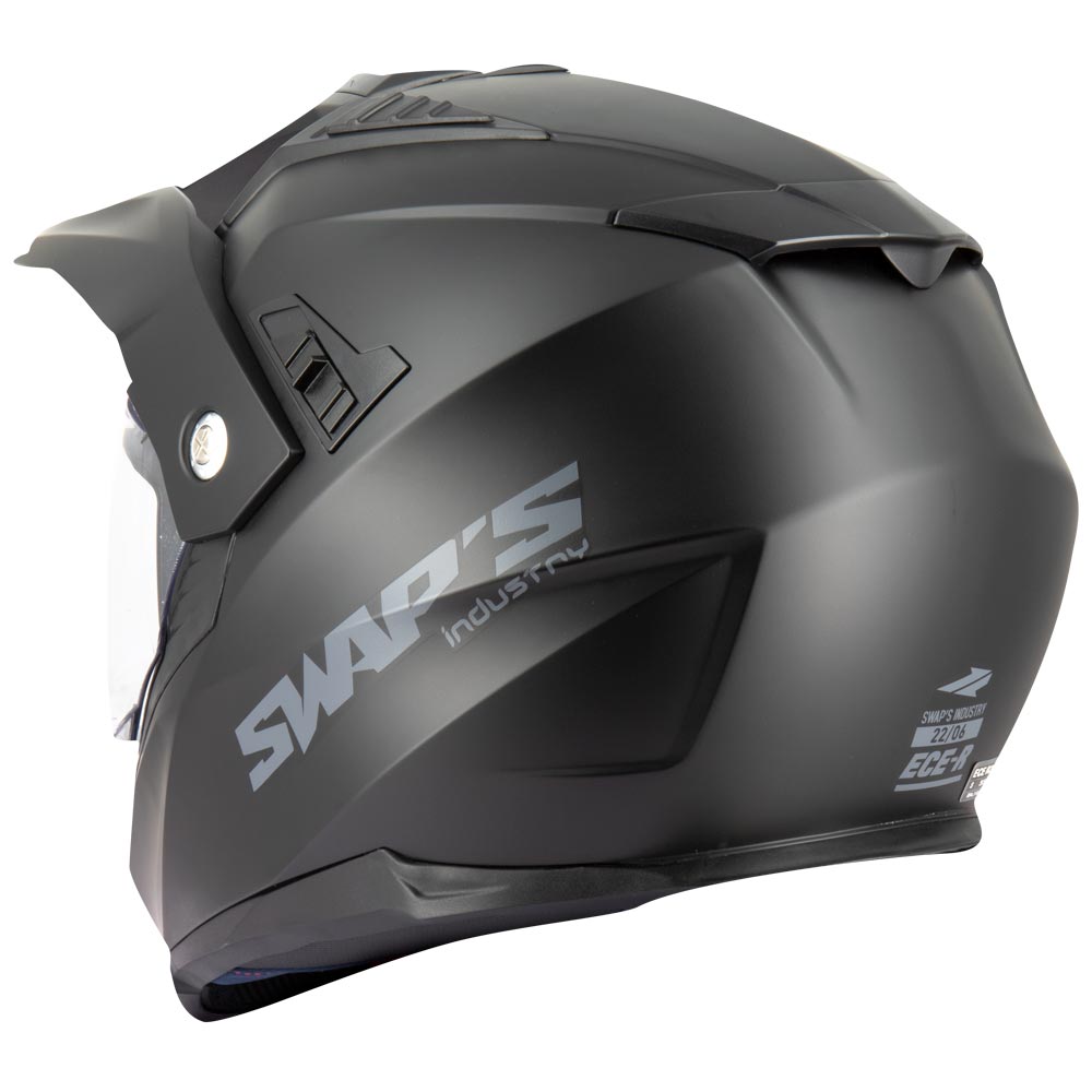 Casque intégral Swaps Enduro S789 Noir Mat L - vue 2