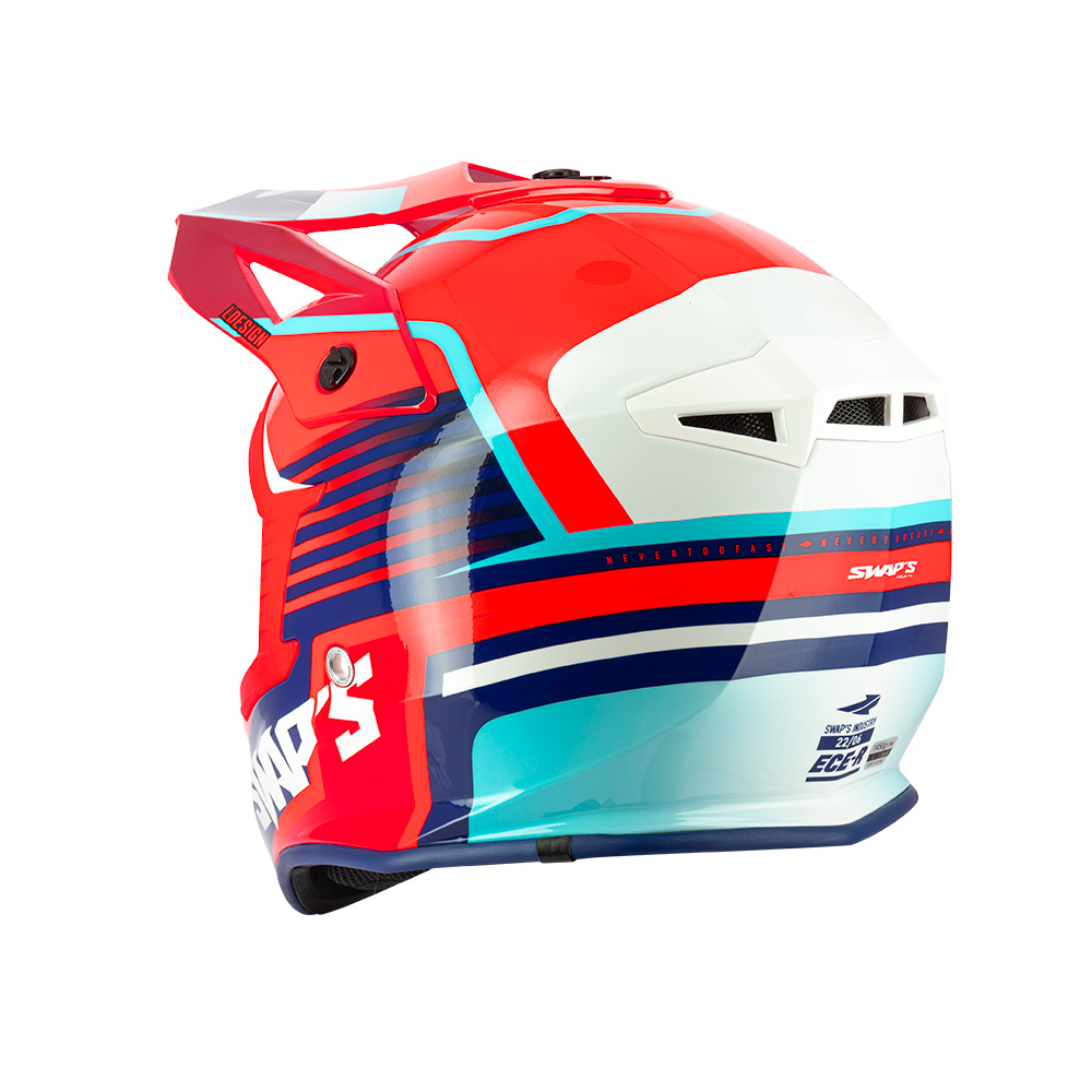 Casque Cross Blur S818 Swaps - vue 2