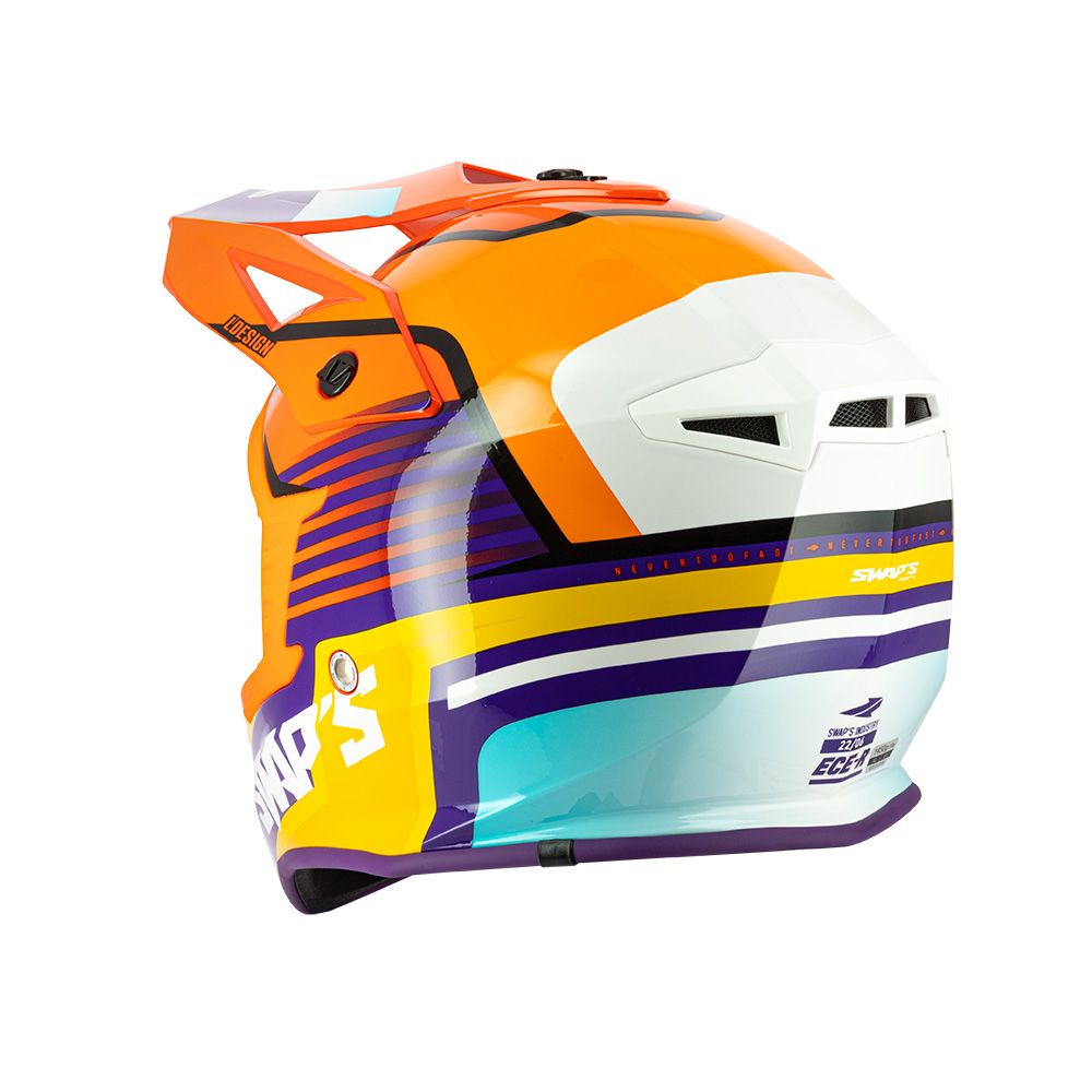 Casque Cross Blur S818 Swaps - vue 2