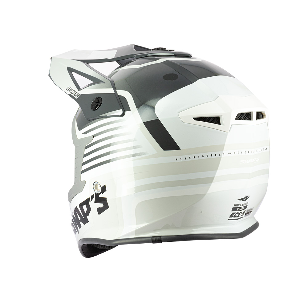 Casque cross Swaps Blur S818 - vue 2