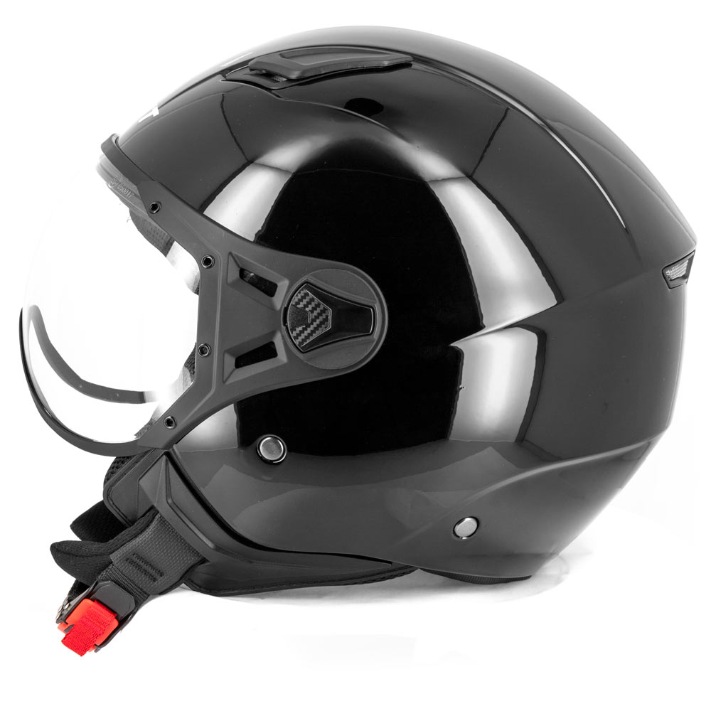 Casque Jet Eight S779 LEOV Noir Brillant M 22.06 - vue 3