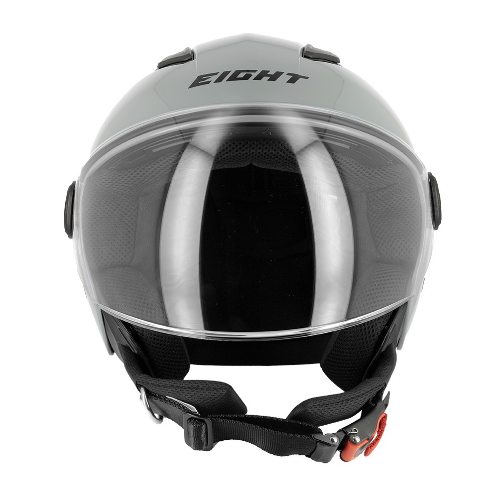 Casque modulaire Eight Jet S779 LEOV LV Gris XS - Écran long - vue 2