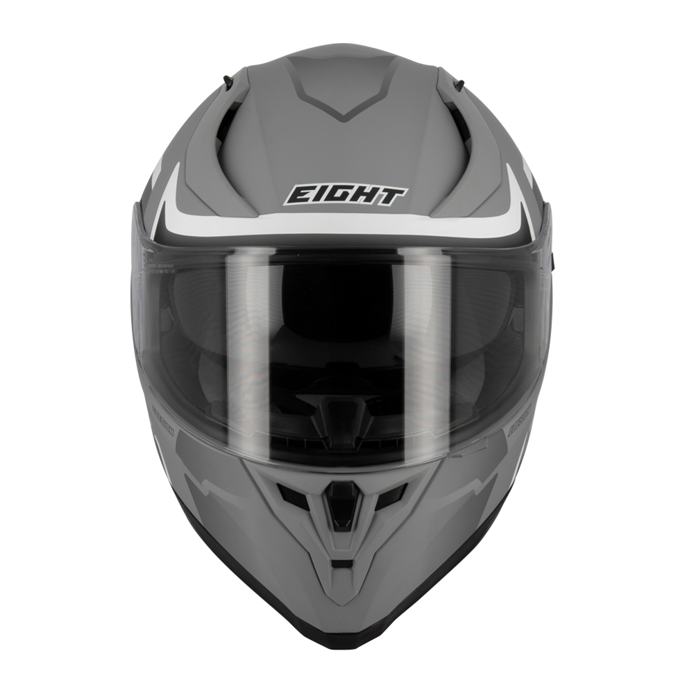 Casque intégral Eight S441 Venge gris mat XL + Pinlock - vue 2