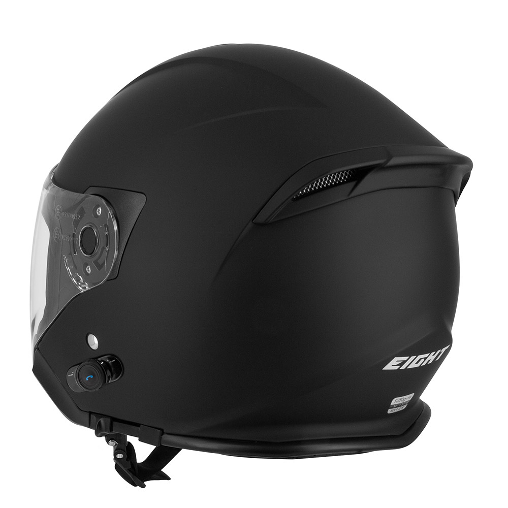 Casque Jet Eight S770 Kyle avec Bluetooth intégré - vue 3