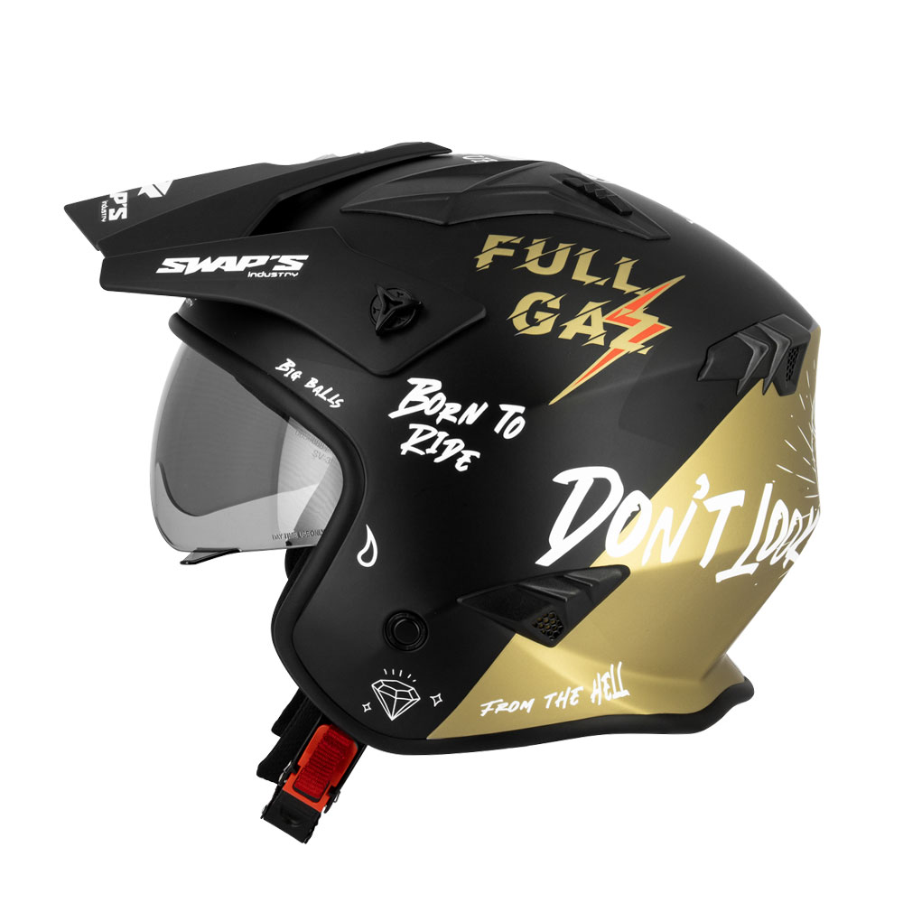 Casque Swaps Jet S769 Trooper FullGaz S - vue 2