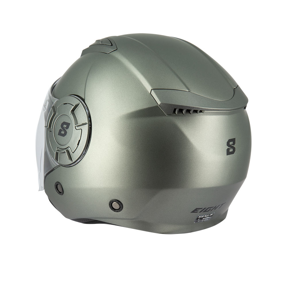 Casque Jet Eight S749 Titanium gris S - vue 3