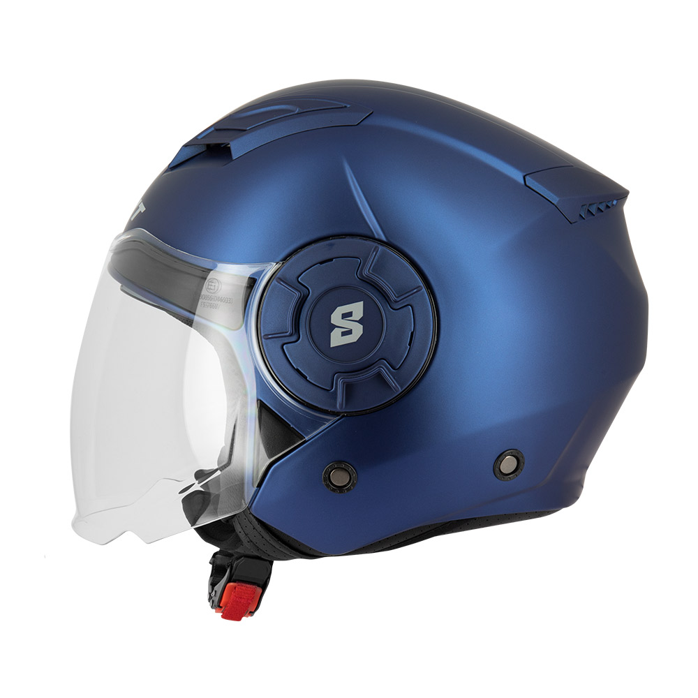 Casque Jet Eight S749 Bleu Mat Taille S - vue 2