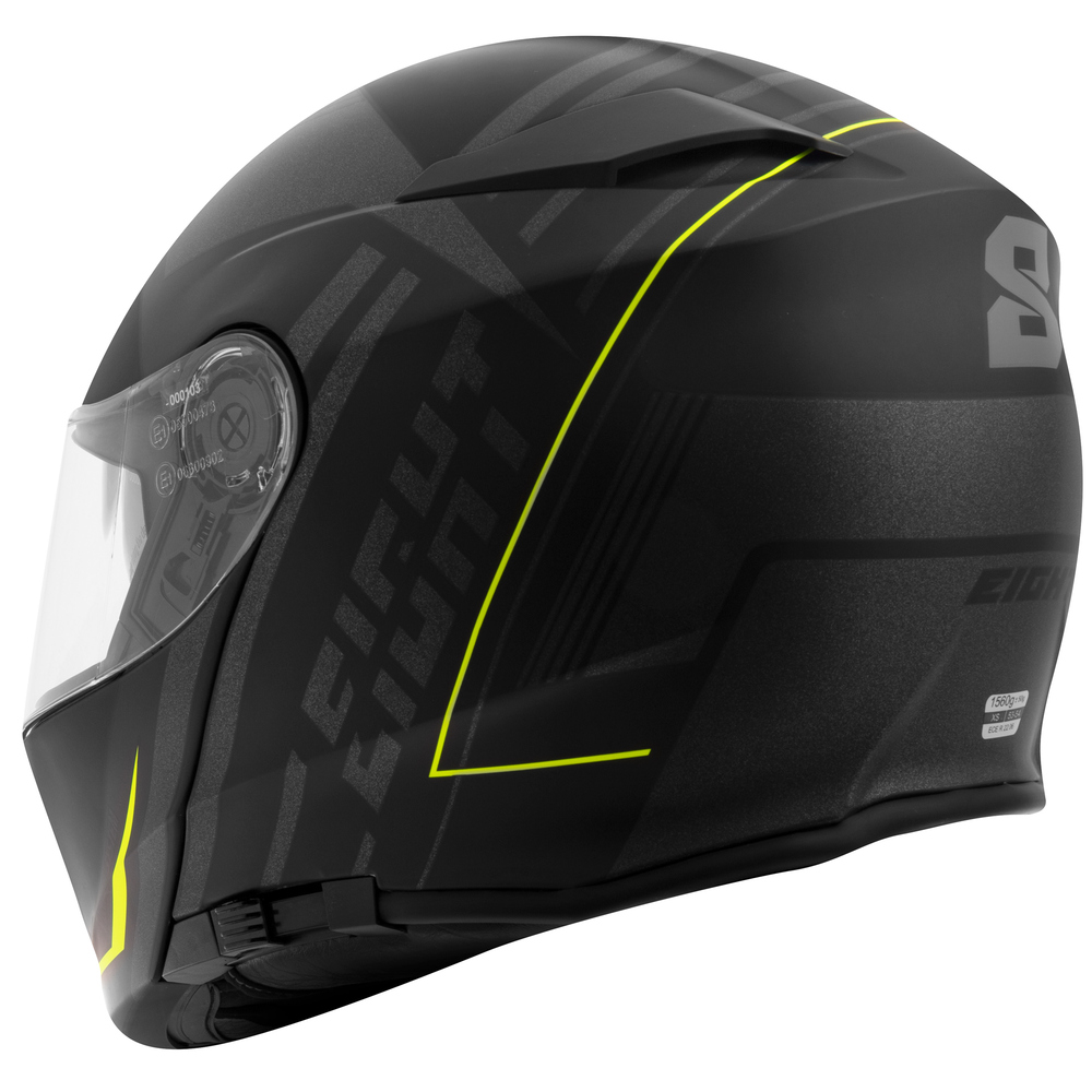 Casque modulable Eight Dual Face S550 double écran + Pinlock - vue 3