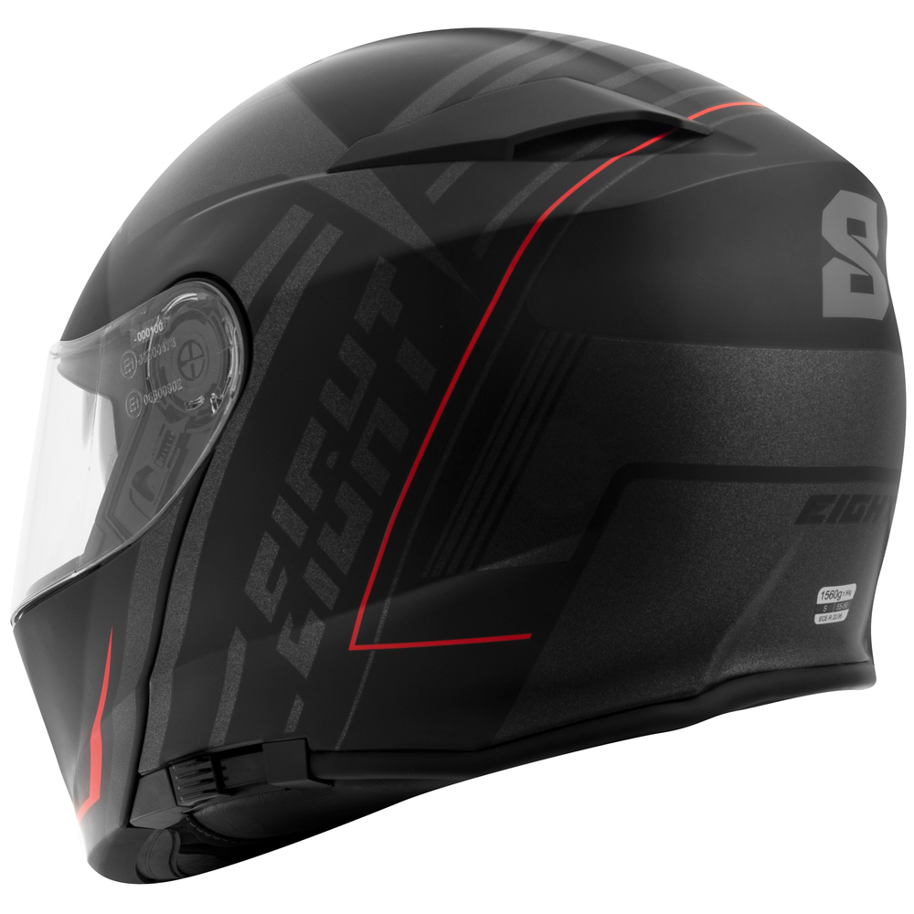 Casque modulable Eight Dual Face S550 double écran + Pinlock - vue 3