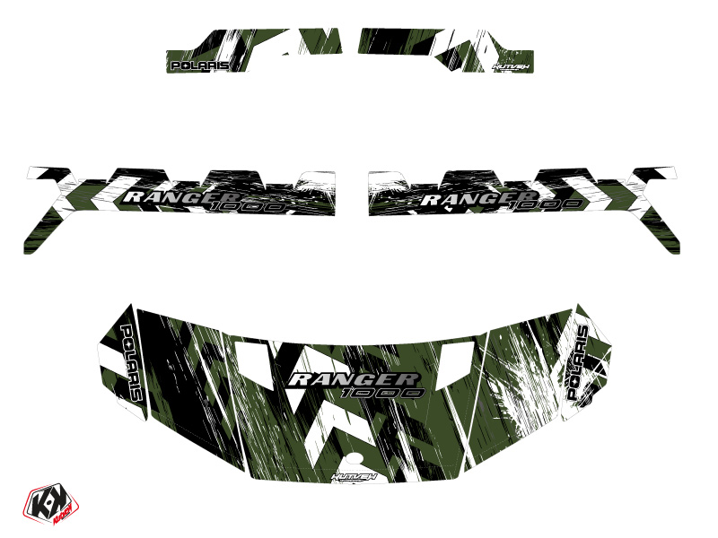 Kit Déco SSV Lifter Polaris Ranger 1000 Vert (2022-2023) - vue 2