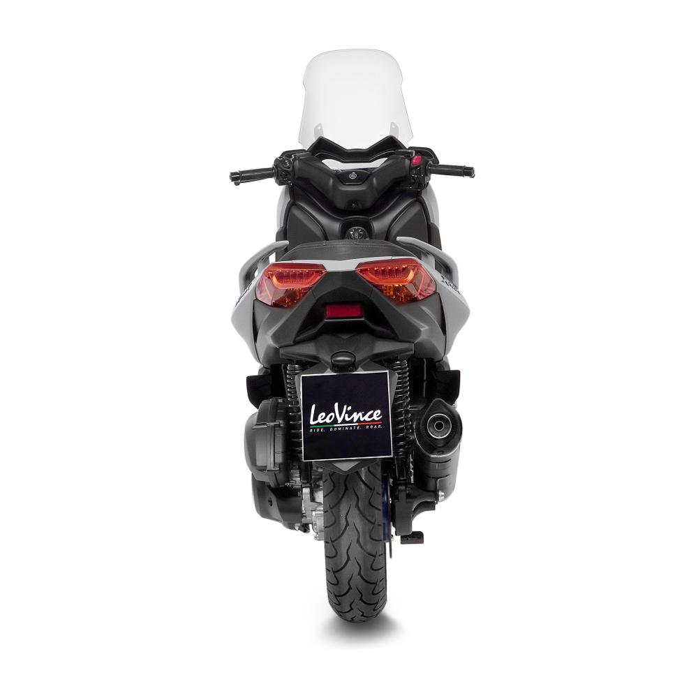 Échappement complet SBK Nero 1/1 Leovince Yamaha X-Max 125/Tech Max inox non homologué - vue 3