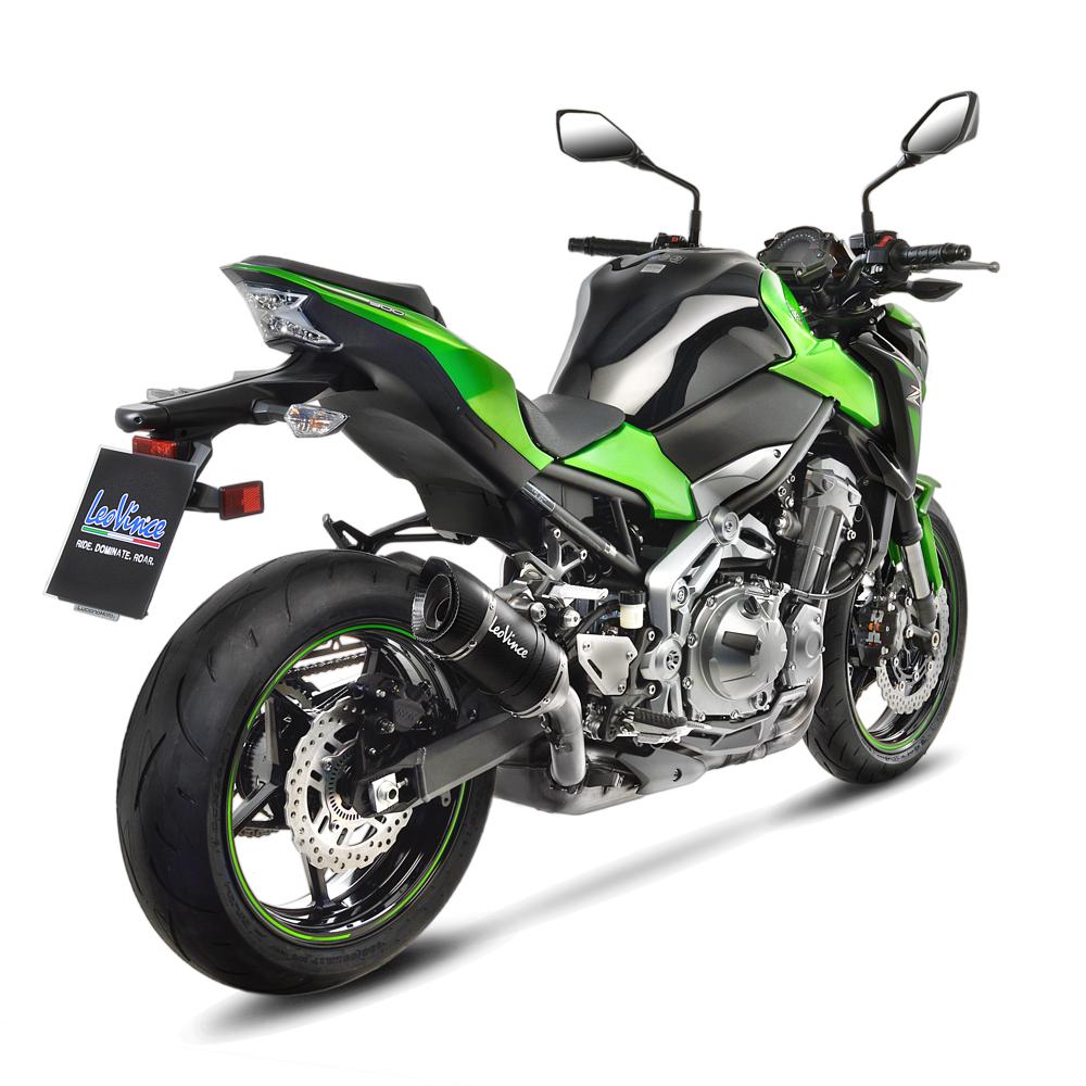 Silencieux Leovince LV PRO Carbon Fiber pour Kawasaki Z 900 (2017-2019) et Z 900 A2 (2018-2024) - Homologué - vue 2