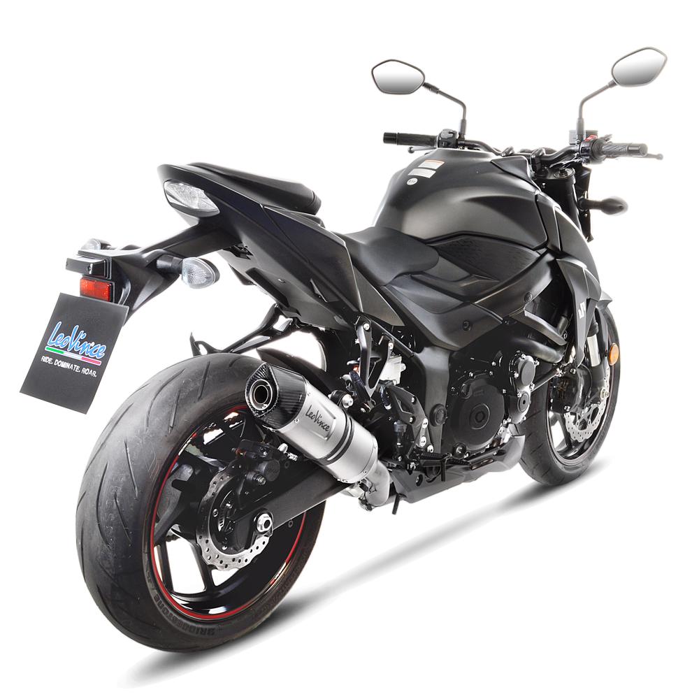 Silencieux Leovince LV One Evo GSX-S 750/Z ABS homologué - vue 6