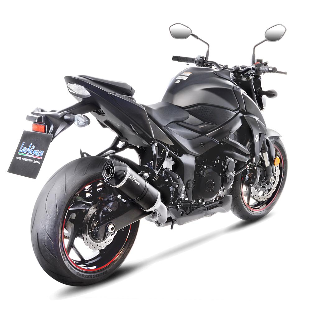 Silencieux LV ONE EVO Fibre de Carbone Leovince GSX-S 750/Z ABS Homologué - vue 6