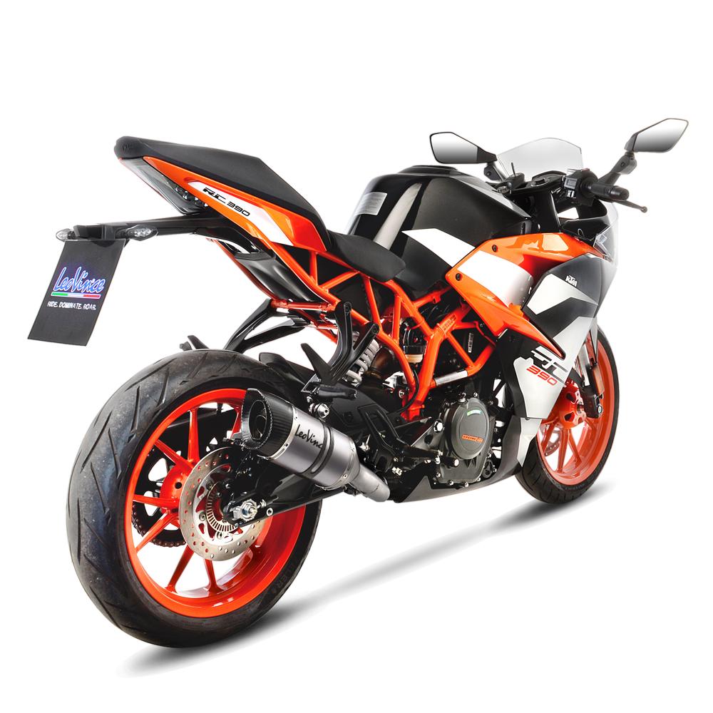Échappement LEOVINCE SBK LV Pro inox KTM Duke 125/RC 125/Duke 390/RC 390 - vue 2