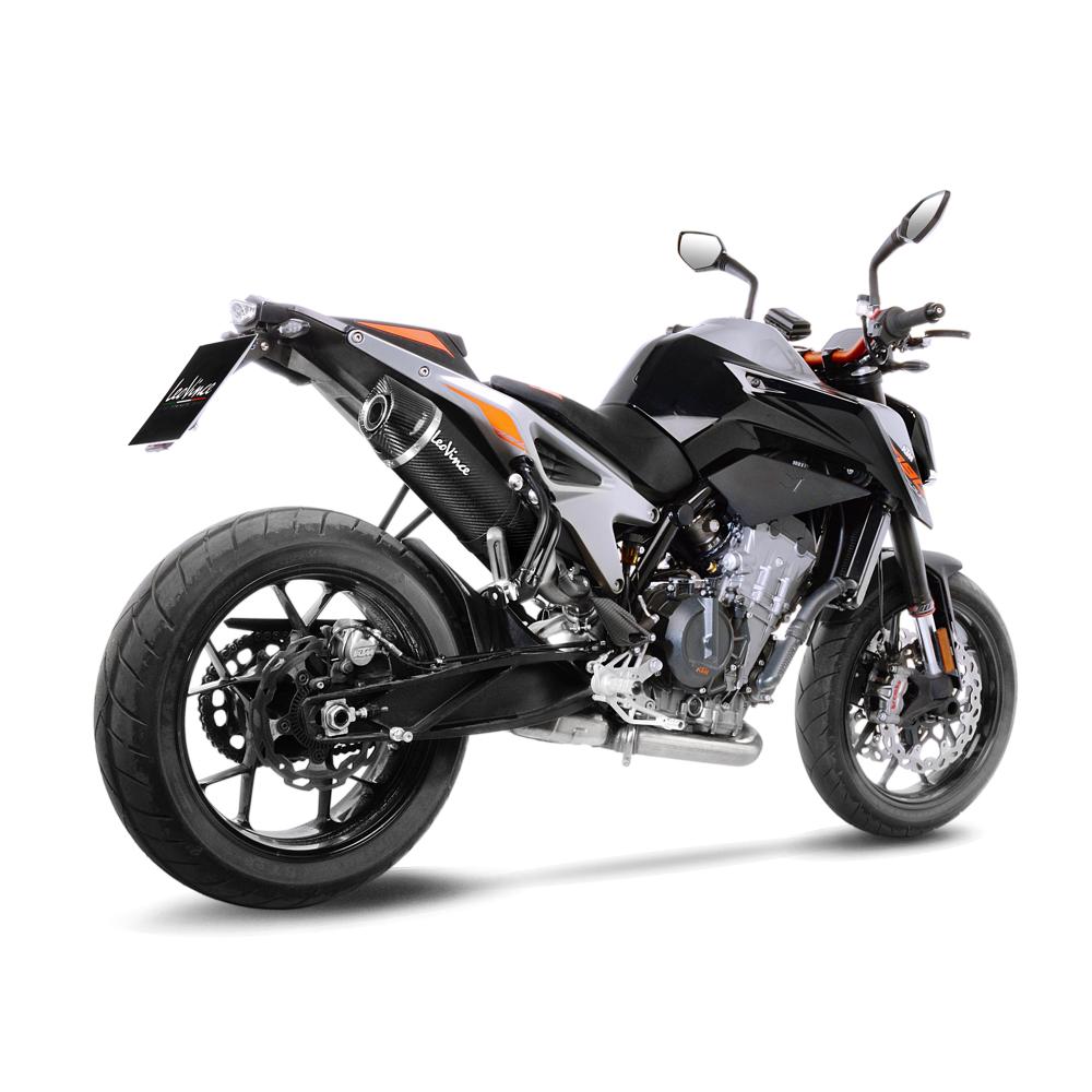 Silencieux LV One Evo Fibre de Carbone KTM 790 Duke / 790 Duke L A2 Homologué - vue 6
