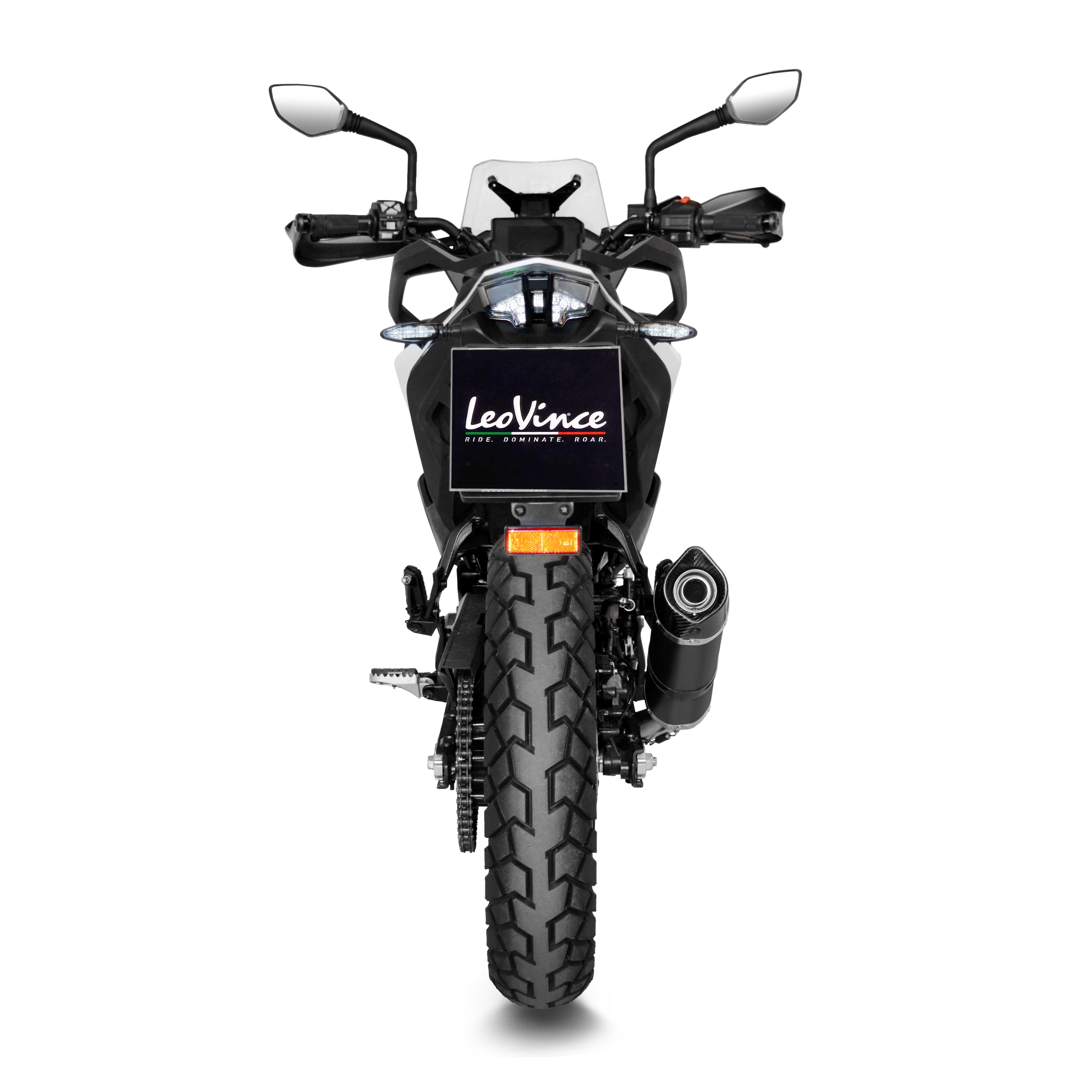 Leovince Schalldämpfer LV One Evo Slip-On Black Edition Silencieux Arrière - vue 3