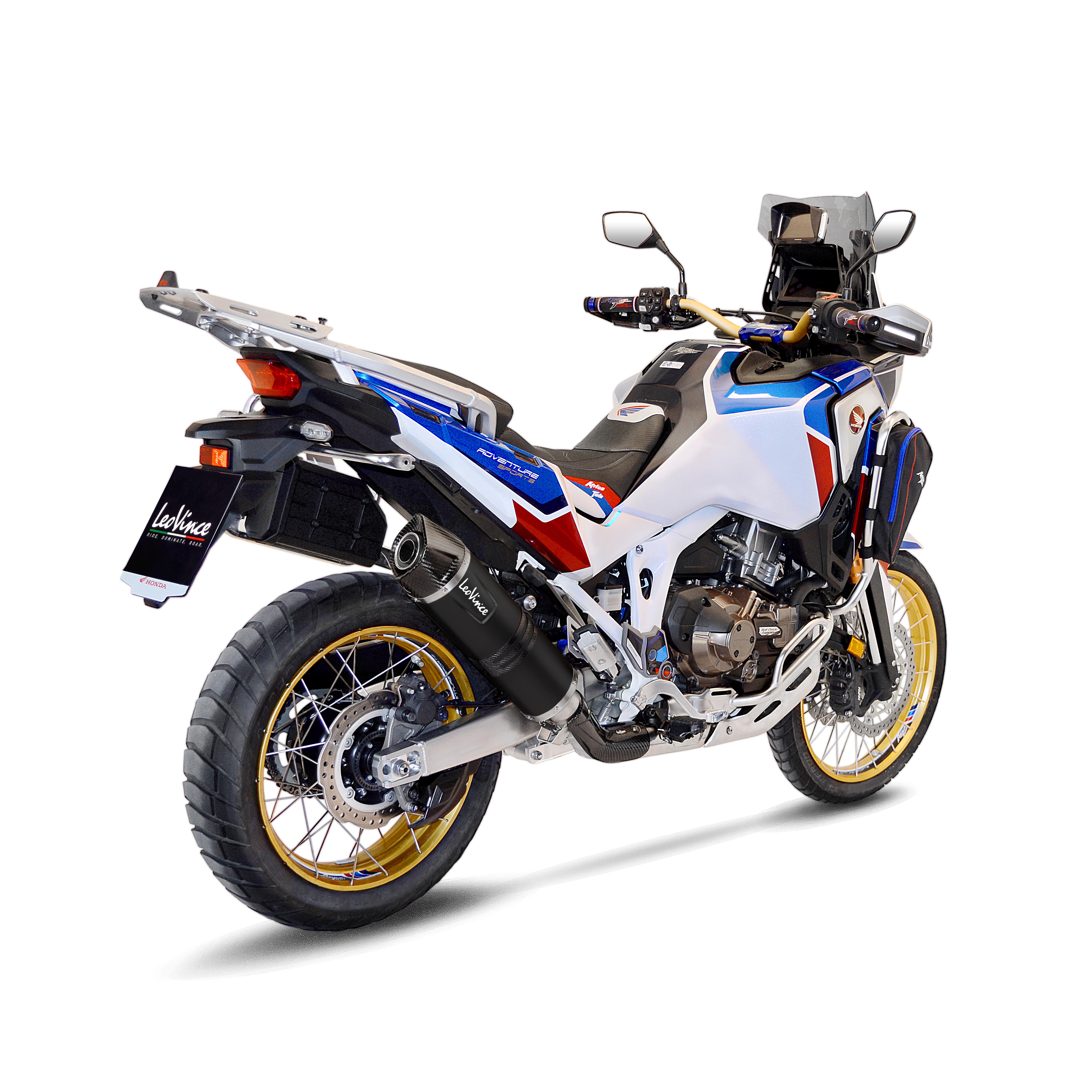 Silencieux Leovince LV One Evo Black Edition CRF 1100 L Africa Twin Adventure Sport DCT homologué - vue 6