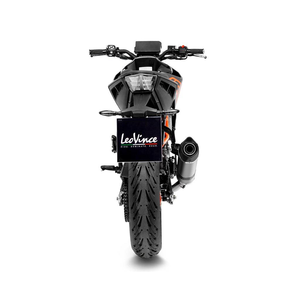 Silencieux LV One Evo Duke 125 homologué Leovince - vue 8